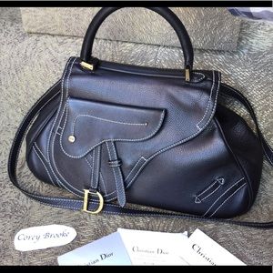 Christian Dior Calfskin Saddle Bag - NOT FOR SALE